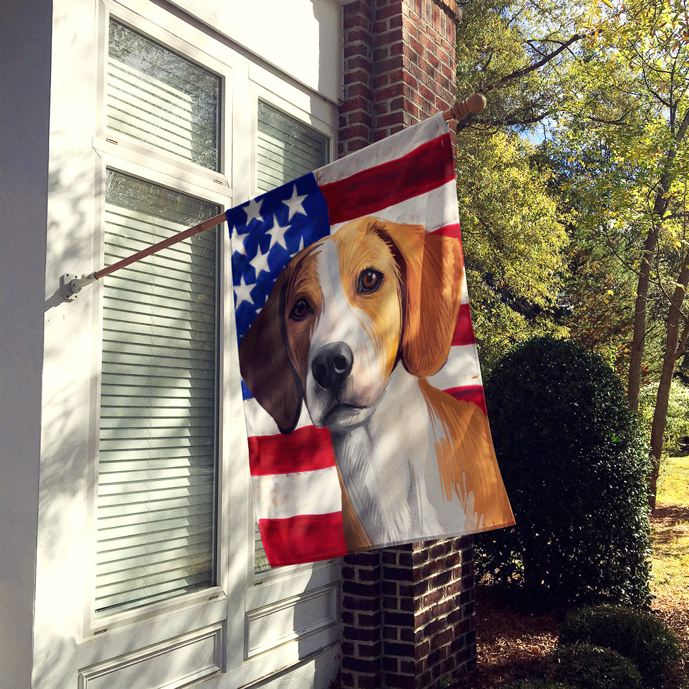 Hygenhund Dog American Flag Flag Canvas House Size CK6564CHF  the-store.com.