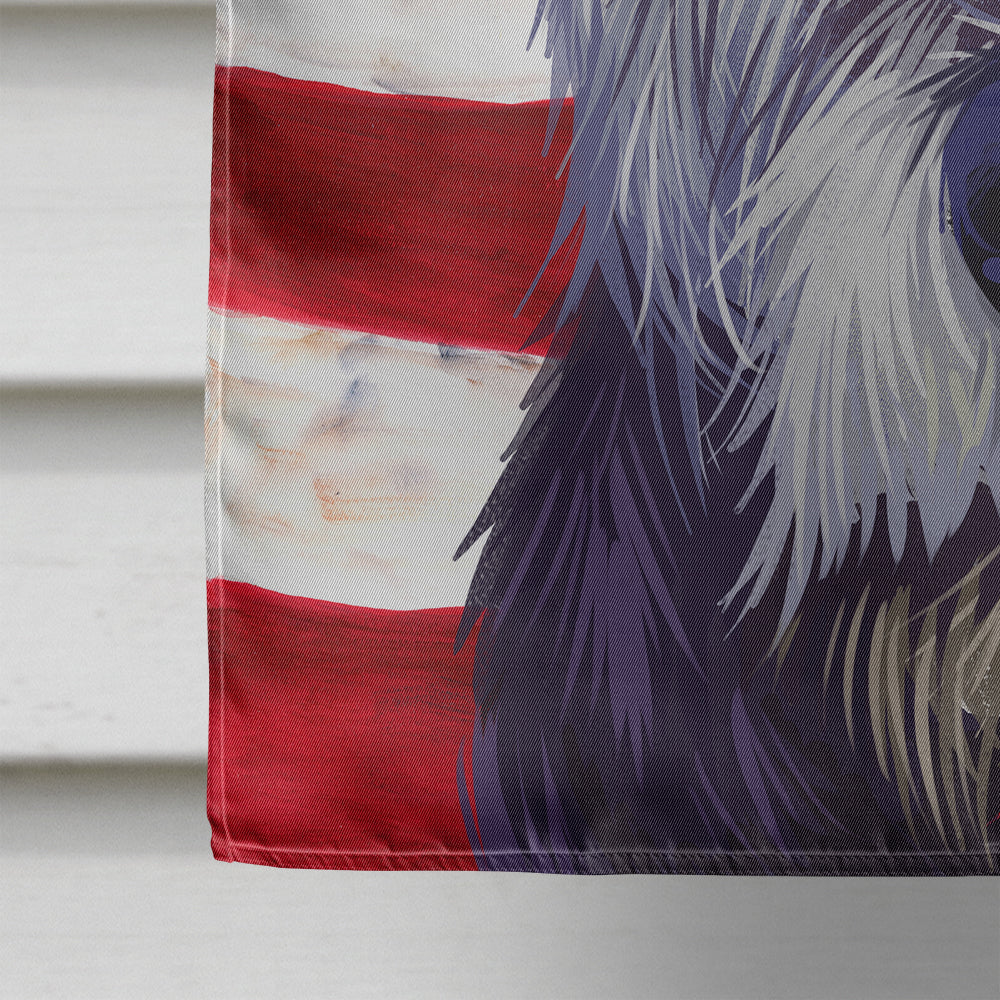 Irish Wolfhound American Flag Flag Canvas House Size CK6573CHF  the-store.com.
