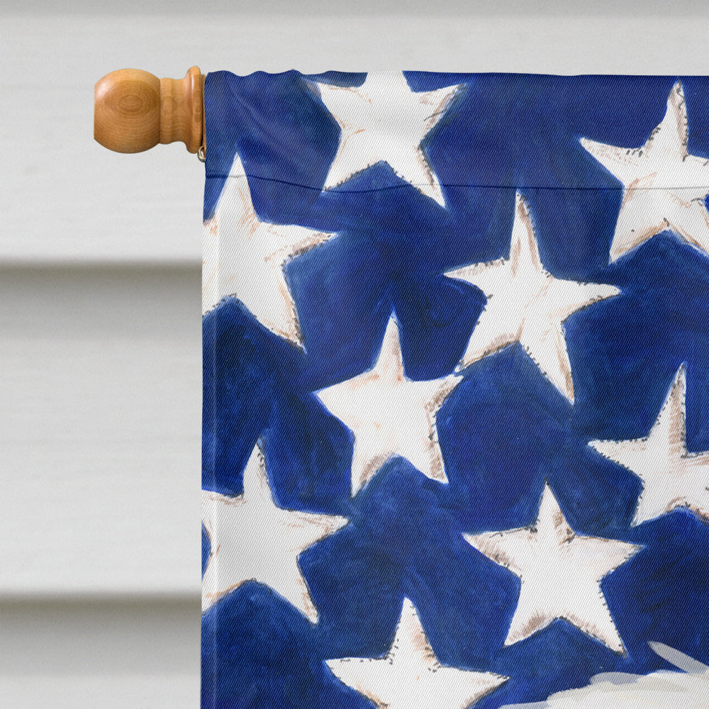Istrian Coarse-haired Hound American Flag Flag Canvas House Size CK6574CHF  the-store.com.