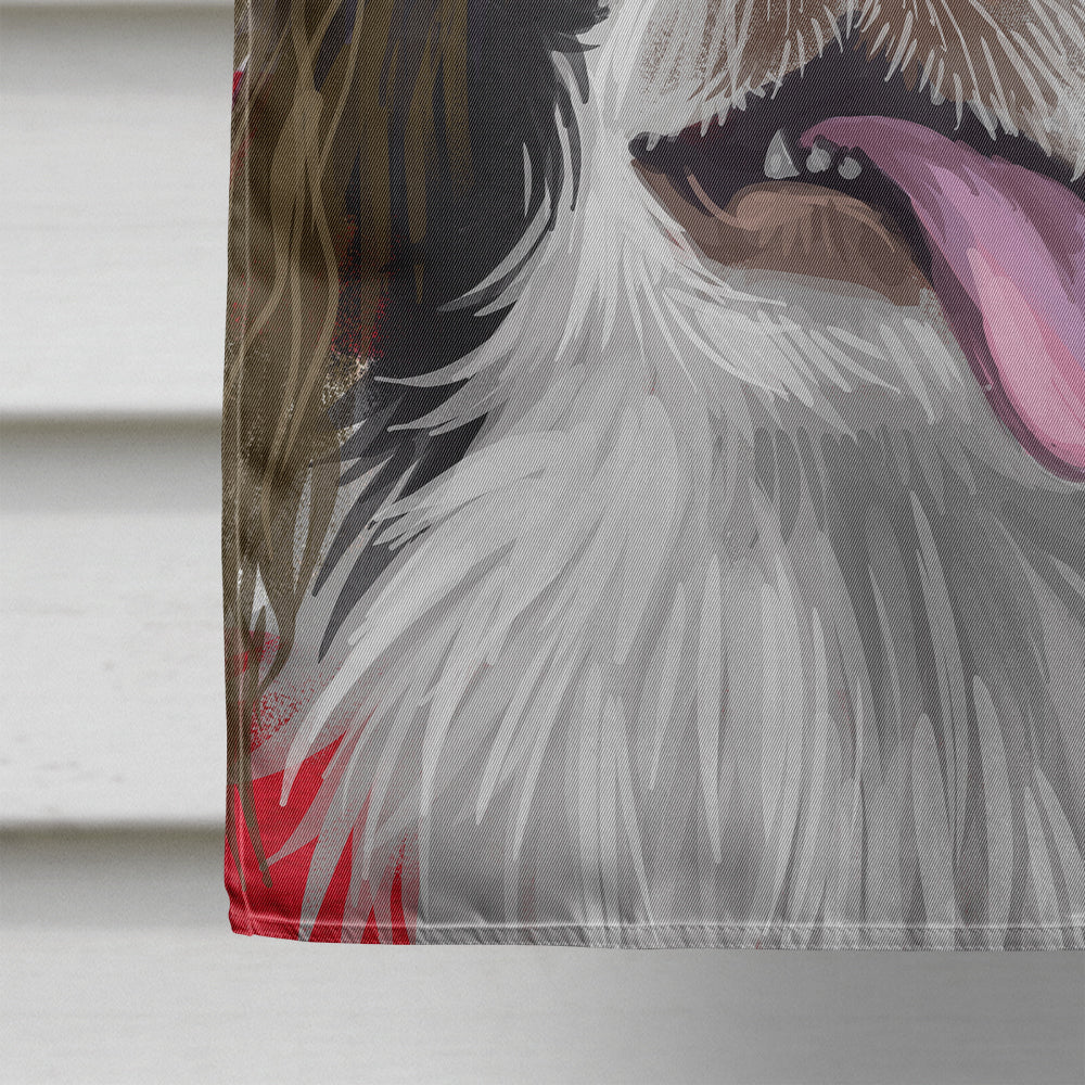 Japanese Chin American Flag Flag Canvas House Size CK6580CHF  the-store.com.