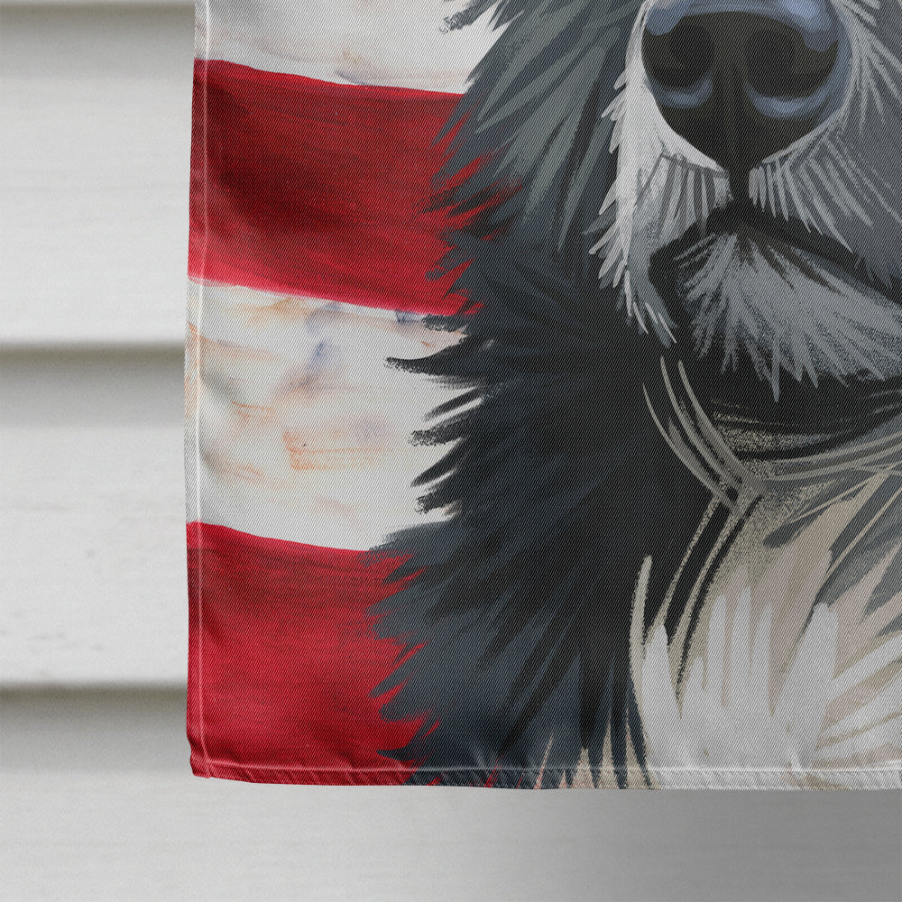 Karelian Bear Dog American Flag Flag Canvas House Size CK6586CHF