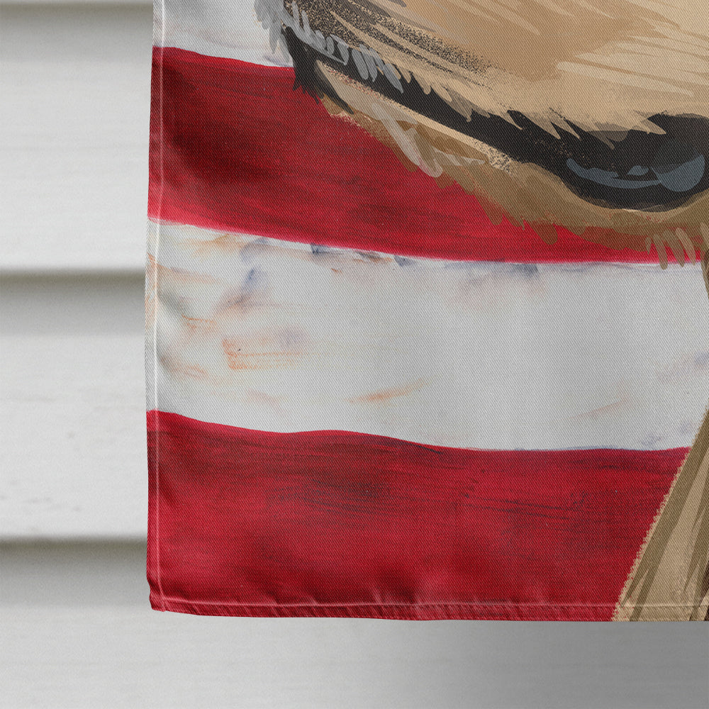 Labrador Retriever American Flag Flag Canvas House Size CK6600CHF