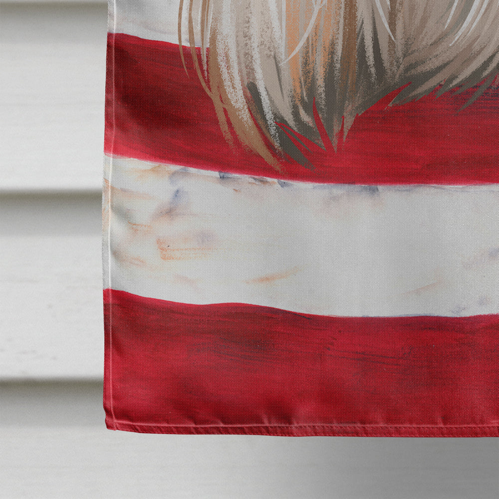 Lakeland Terrier American Flag Flag Canvas House Size CK6602CHF