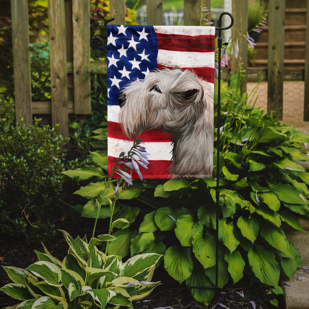 Lakeland Terrier American Flag Flag Garden Size CK6602GF  the-store.com.