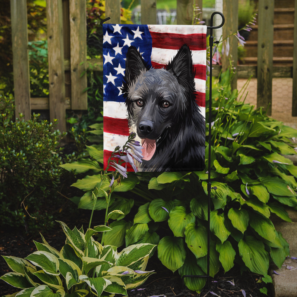 Lapponian Herder American Flag Flag Garden Size CK6605GF  the-store.com.