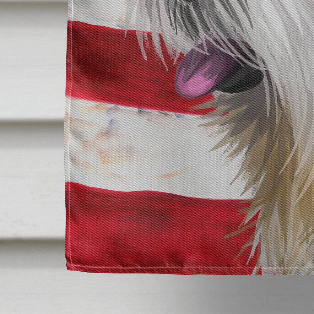 Lhasa Apso American Flag Flag Canvas House Size CK6607CHF  the-store.com.