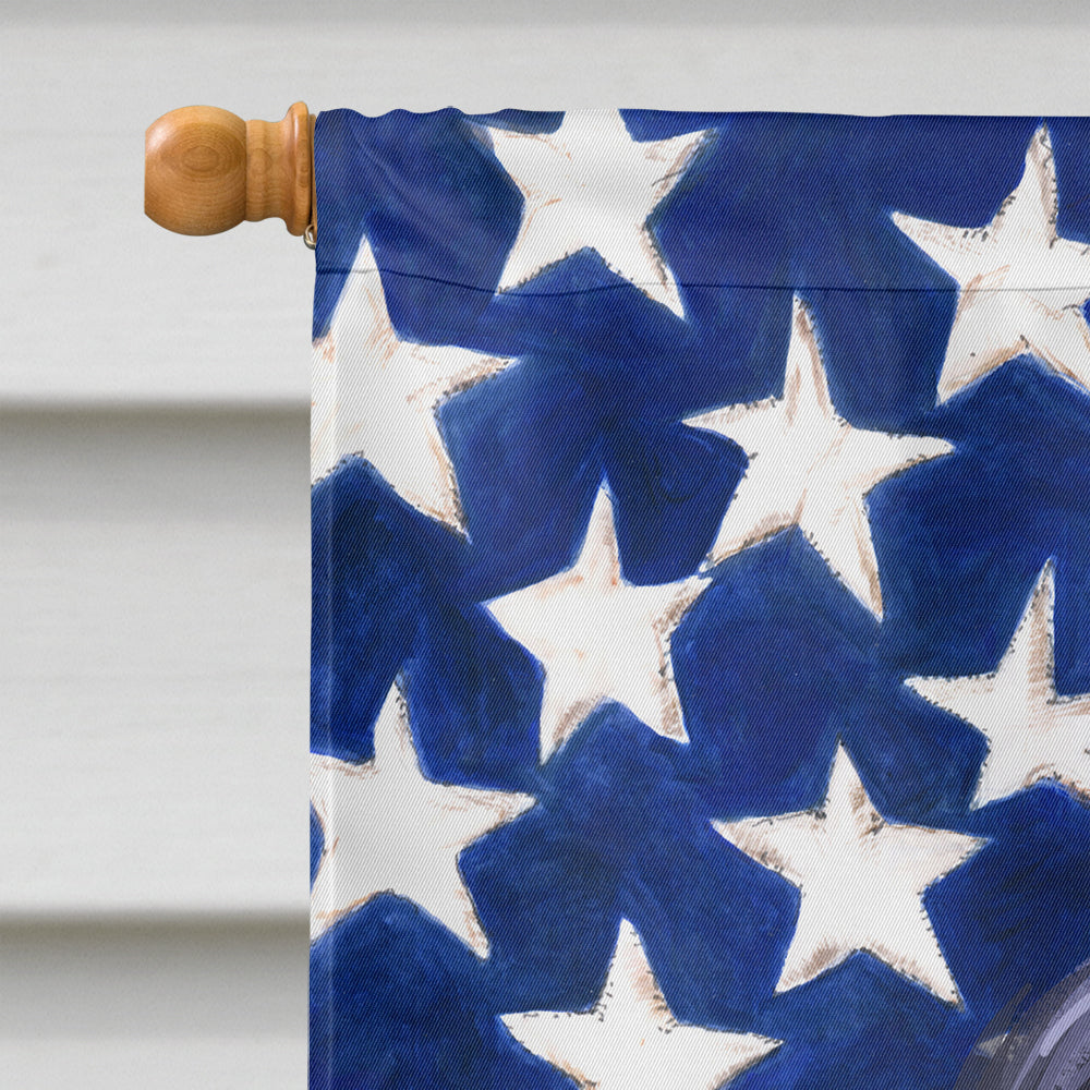 Miniature Shar Pei Dog American Flag Flag Canvas House Size CK6620CHF