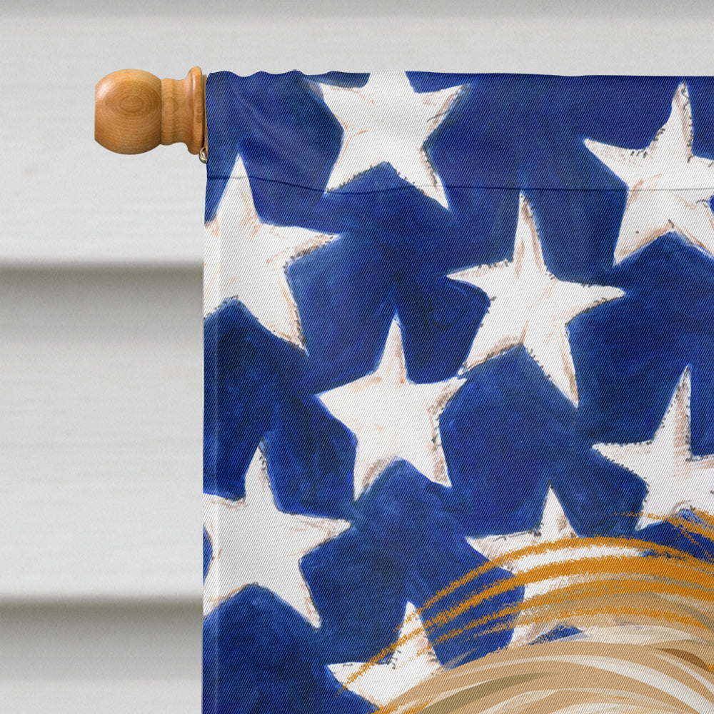 Norfolk Terrier Dog American Flag Flag Canvas House Size CK6627CHF