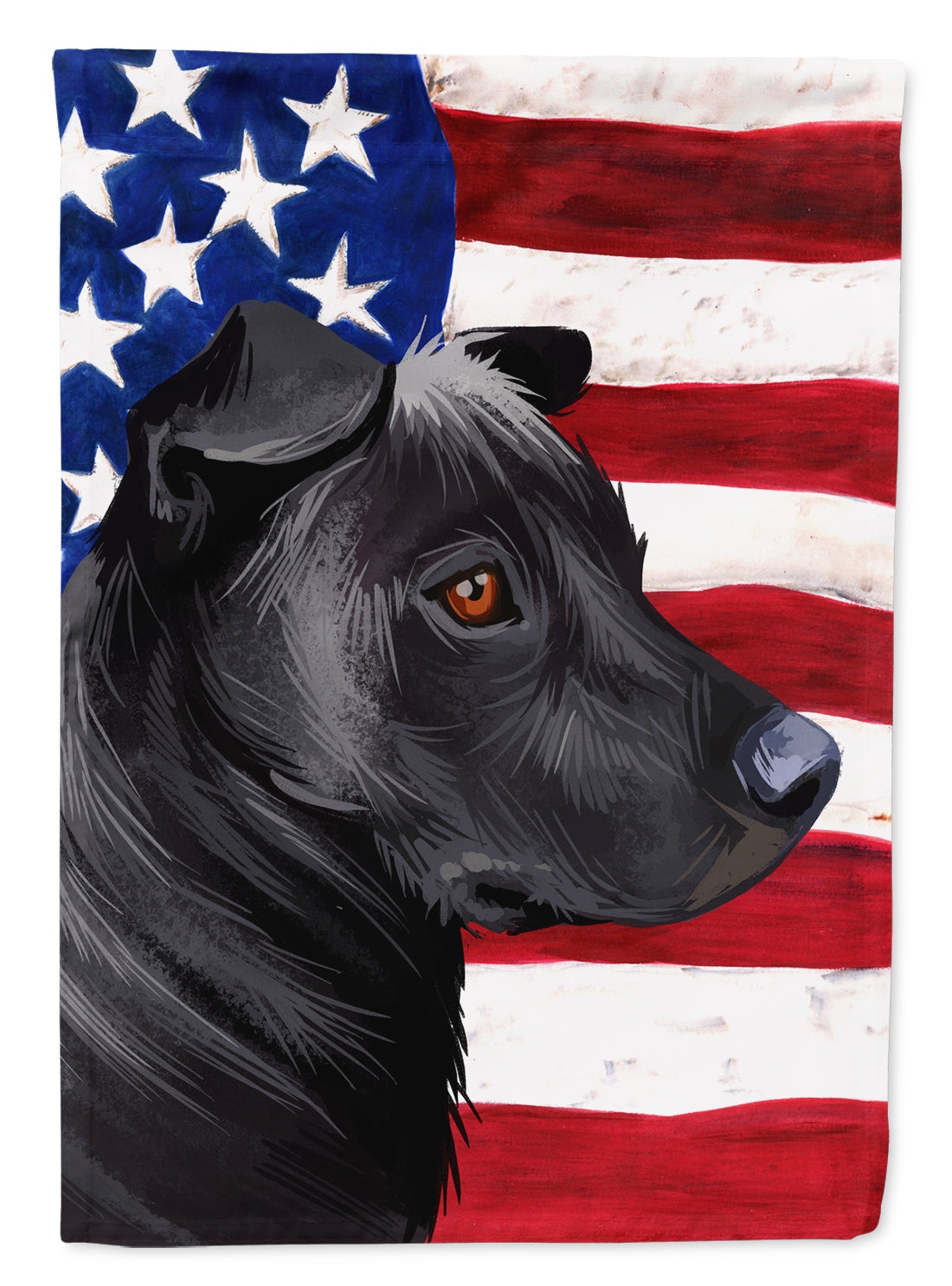 Phu Quoc Ridgeback Dog American Flag Flag Canvas House Size CK6644CHF  the-store.com.