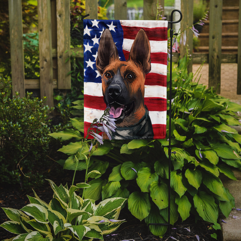 Plott Hound Dog American Flag Flag Garden Size CK6646GF  the-store.com.