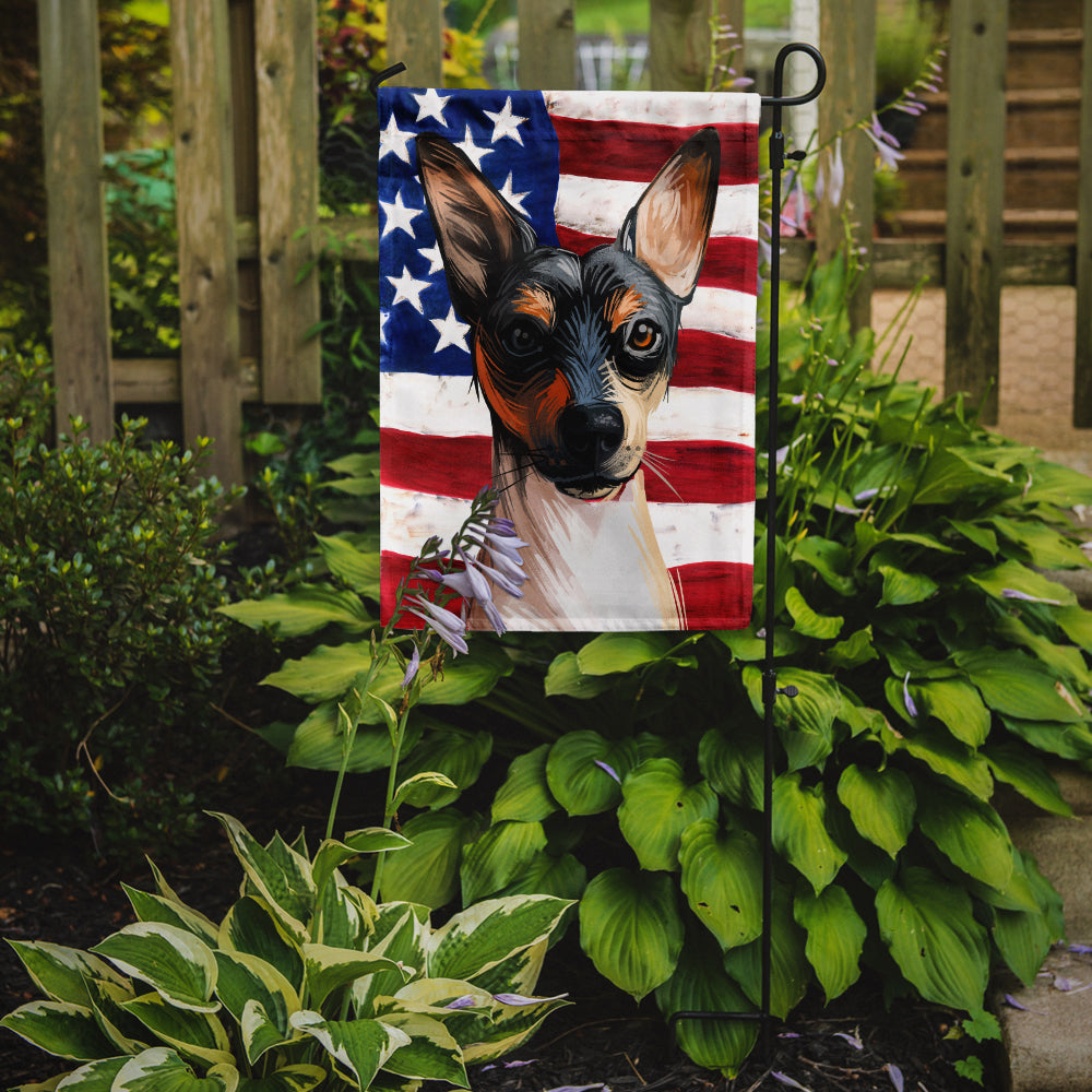Ratonero Valenciano Dog American Flag Flag Garden Size CK6674GF