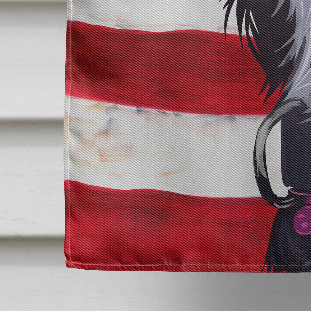 Saluki Dog American Flag Flag Canvas House Size CK6686CHF