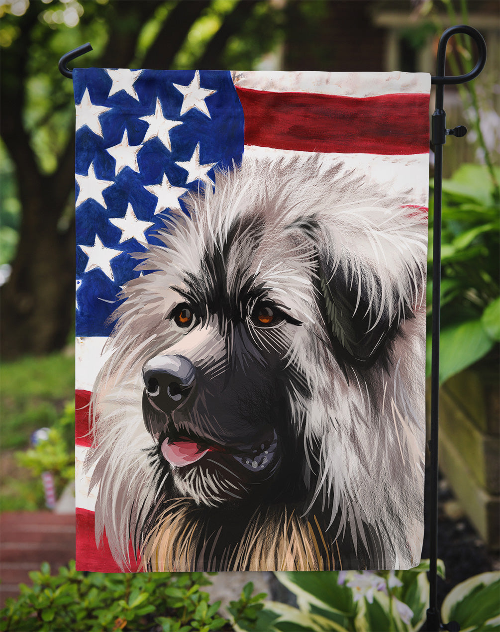 Sarplaninac Dog American Flag Flag Garden Size CK6689GF