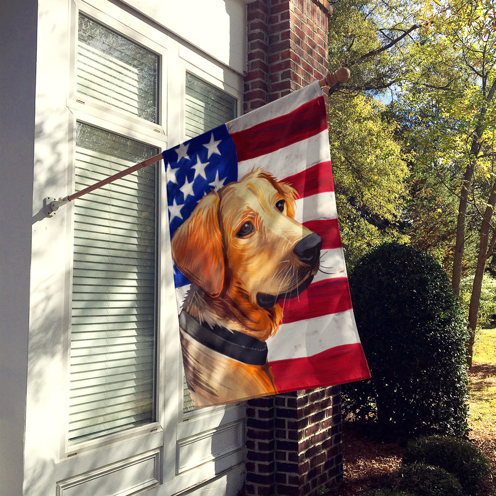 Schiller hound Dog American Flag Flag Canvas House Size CK6691CHF  the-store.com.