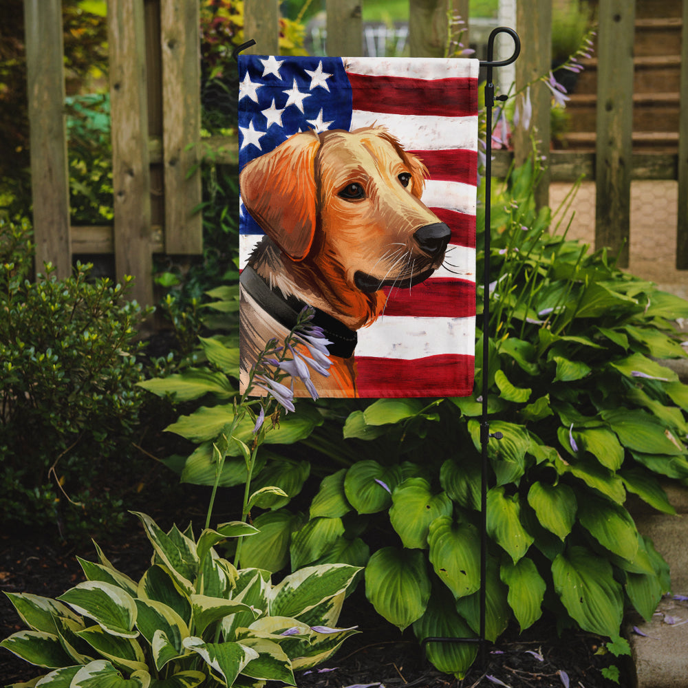 Schiller hound Dog American Flag Flag Garden Size CK6691GF  the-store.com.