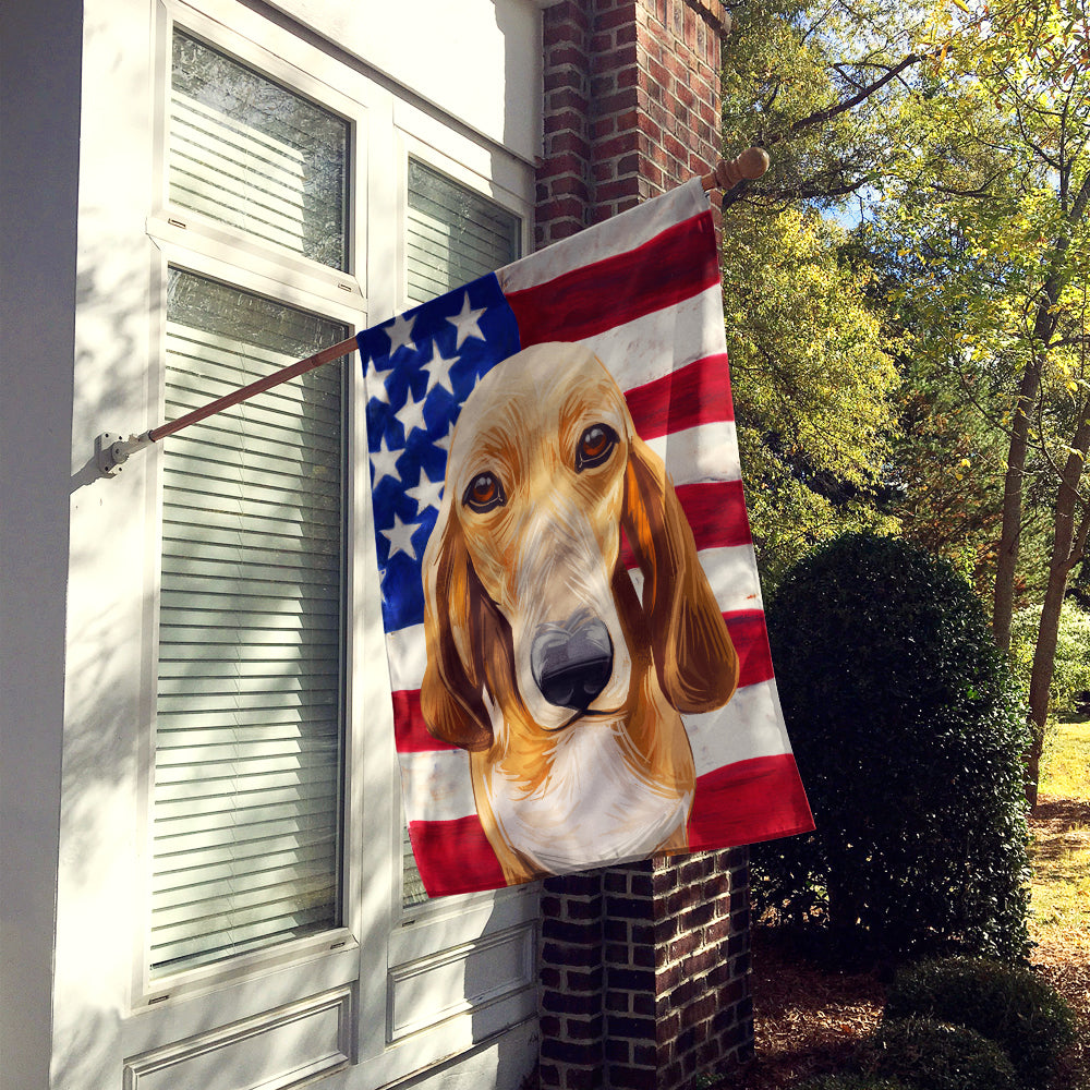 Schweizer Laufhund Dog American Flag Flag Canvas House Size CK6693CHF