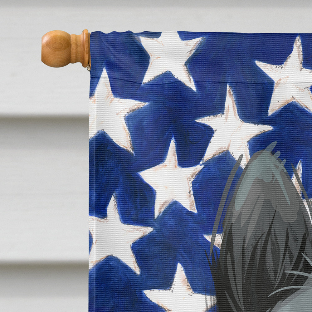 Shiloh Shepherd Dog American Flag Flag Canvas House Size CK6707CHF