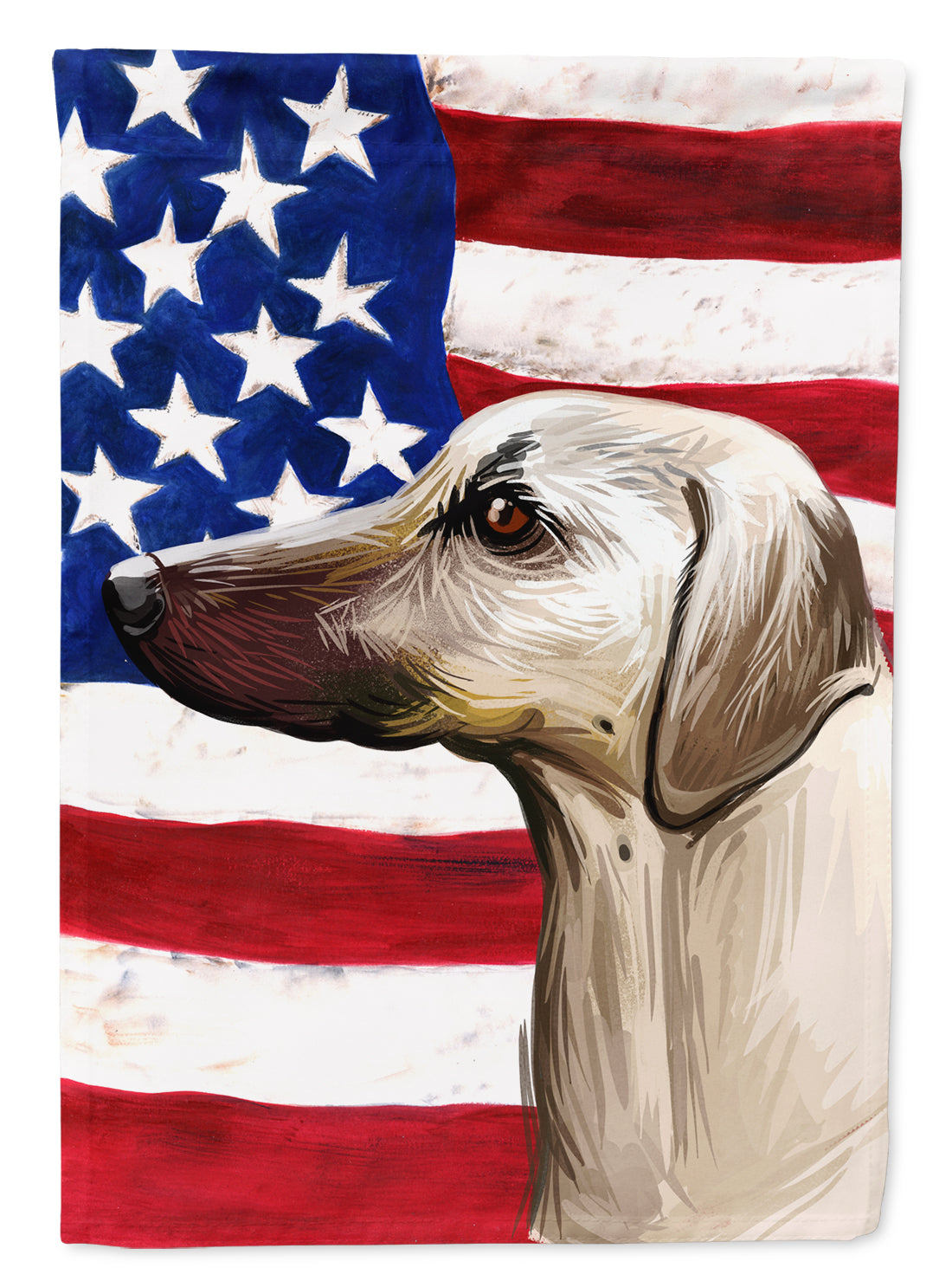 Sloughi Dog American Flag Flag Canvas House Size CK6710CHF  the-store.com.