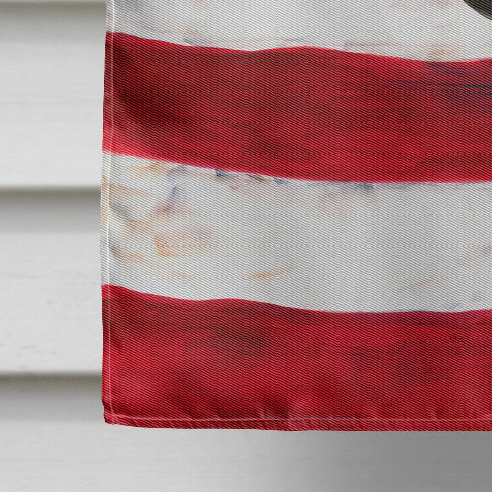 Smaland Hound Dog American Flag Flag Canvas House Size CK6714CHF