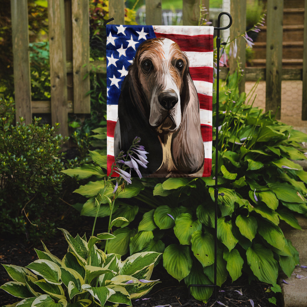 Southern Hound Dog American Flag Flag Garden Size CK6717GF  the-store.com.