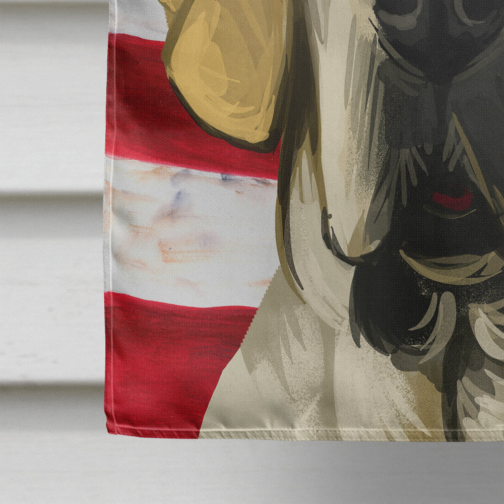 Spanish Mastiff Dog American Flag Flag Canvas House Size CK6718CHF