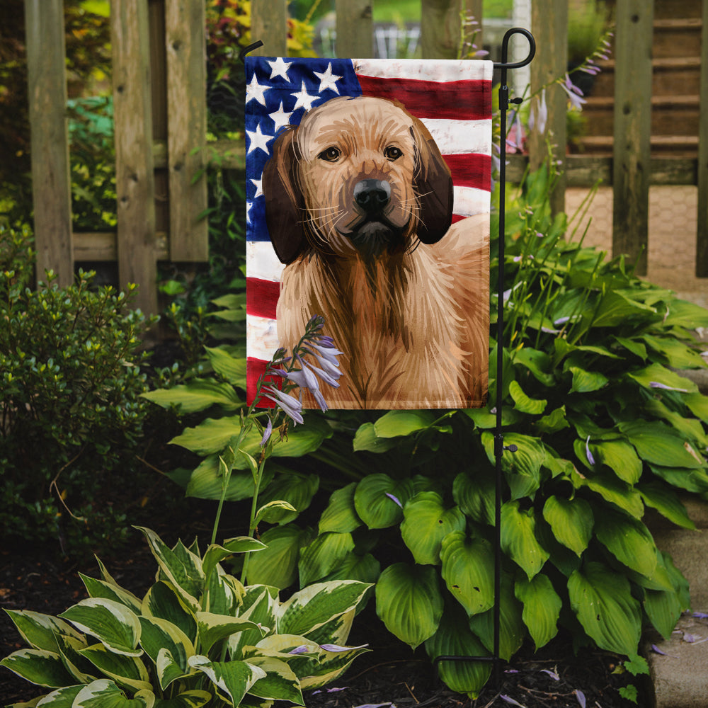 Styrian Coarse-haired Hound American Flag Flag Garden Size CK6728GF  the-store.com.