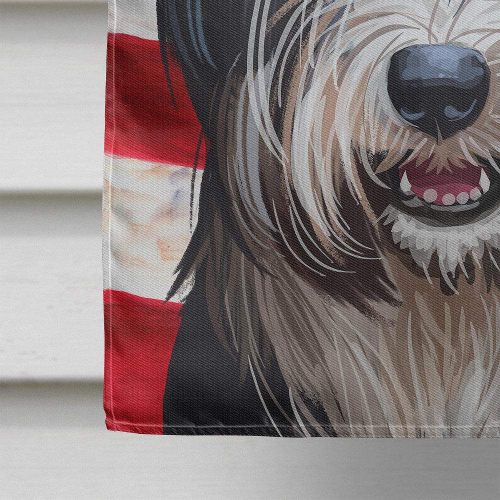 Tibetan Terrier American Flag Flag Canvas House Size CK6740CHF  the-store.com.