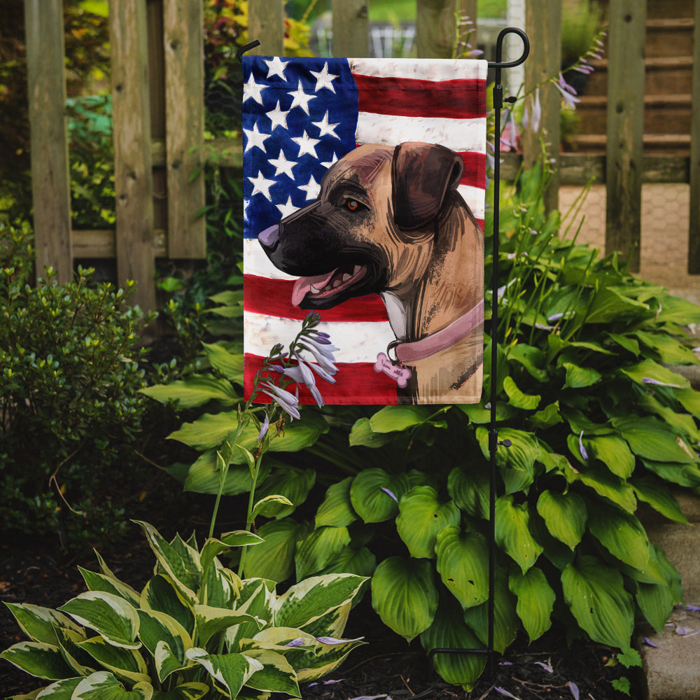 Treeing Tennessee Brindle American Flag Flag Garden Size CK6745GF  the-store.com.