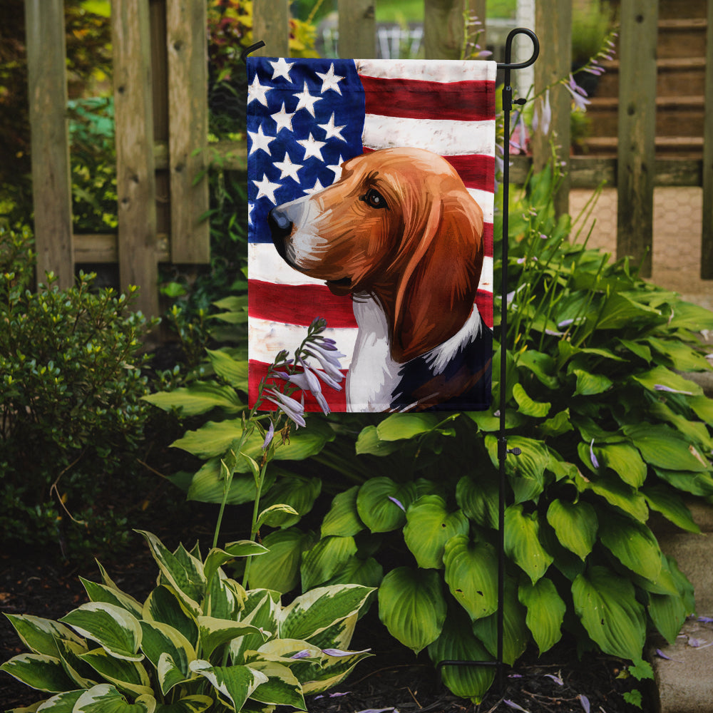 Treeing Walker Coonhound American Flag Flag Garden Size CK6746GF