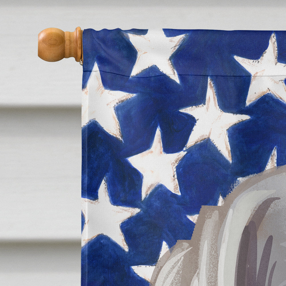 Weimaraner American Flag Flag Canvas House Size CK6749CHF  the-store.com.