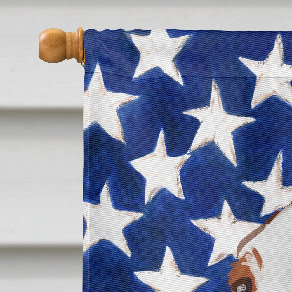 Welsh Springer Spaniel American Flag Flag Canvas House Size CK6753CHF  the-store.com.