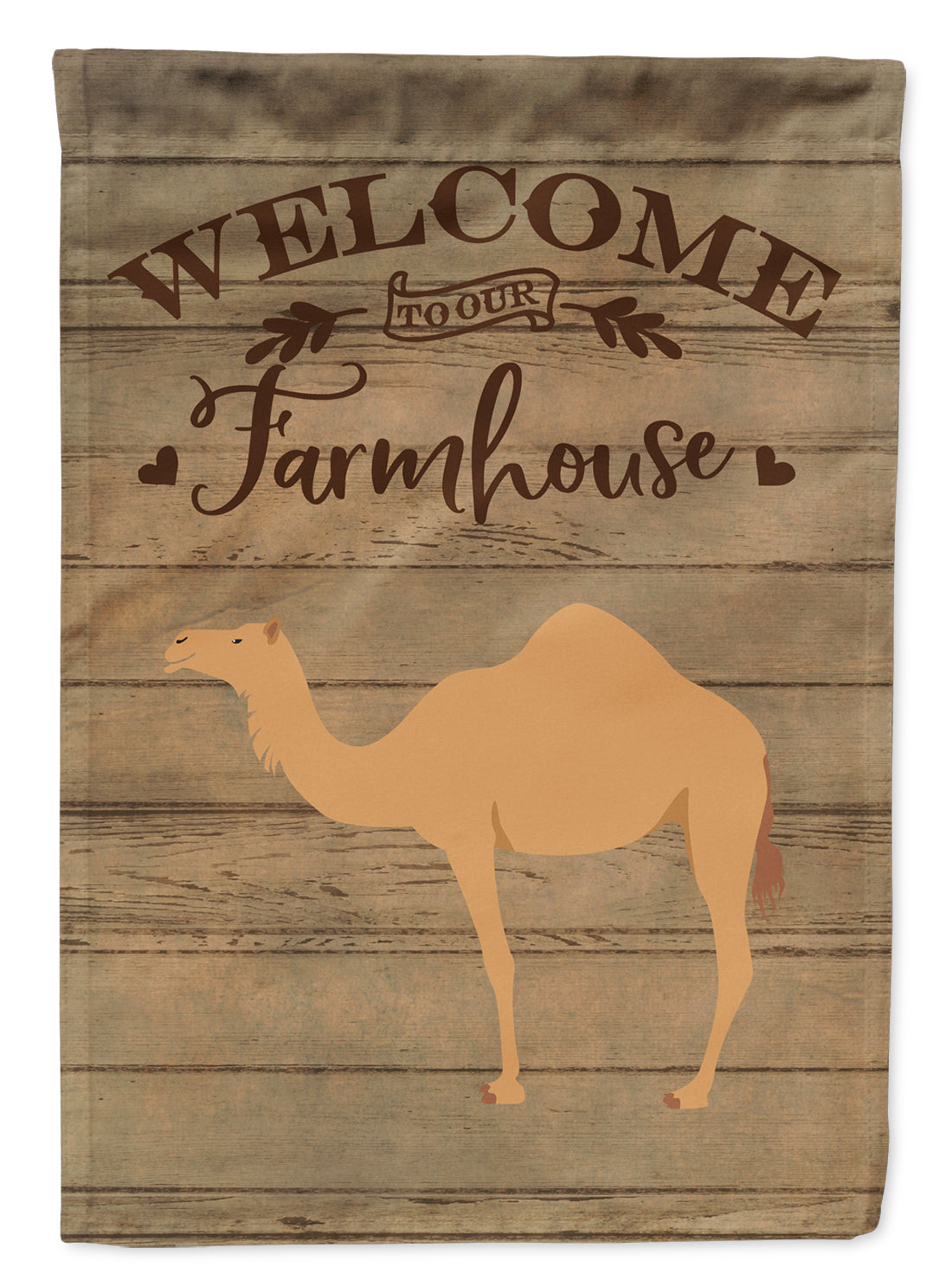 Arabian Camel Dromedary Welcome Flag Canvas House Size CK6761CHF