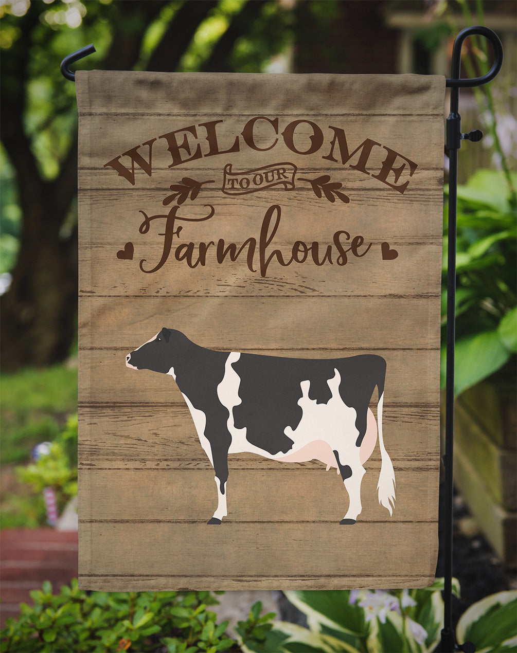 Holstein Cow Welcome Flag Garden Size CK6766GF