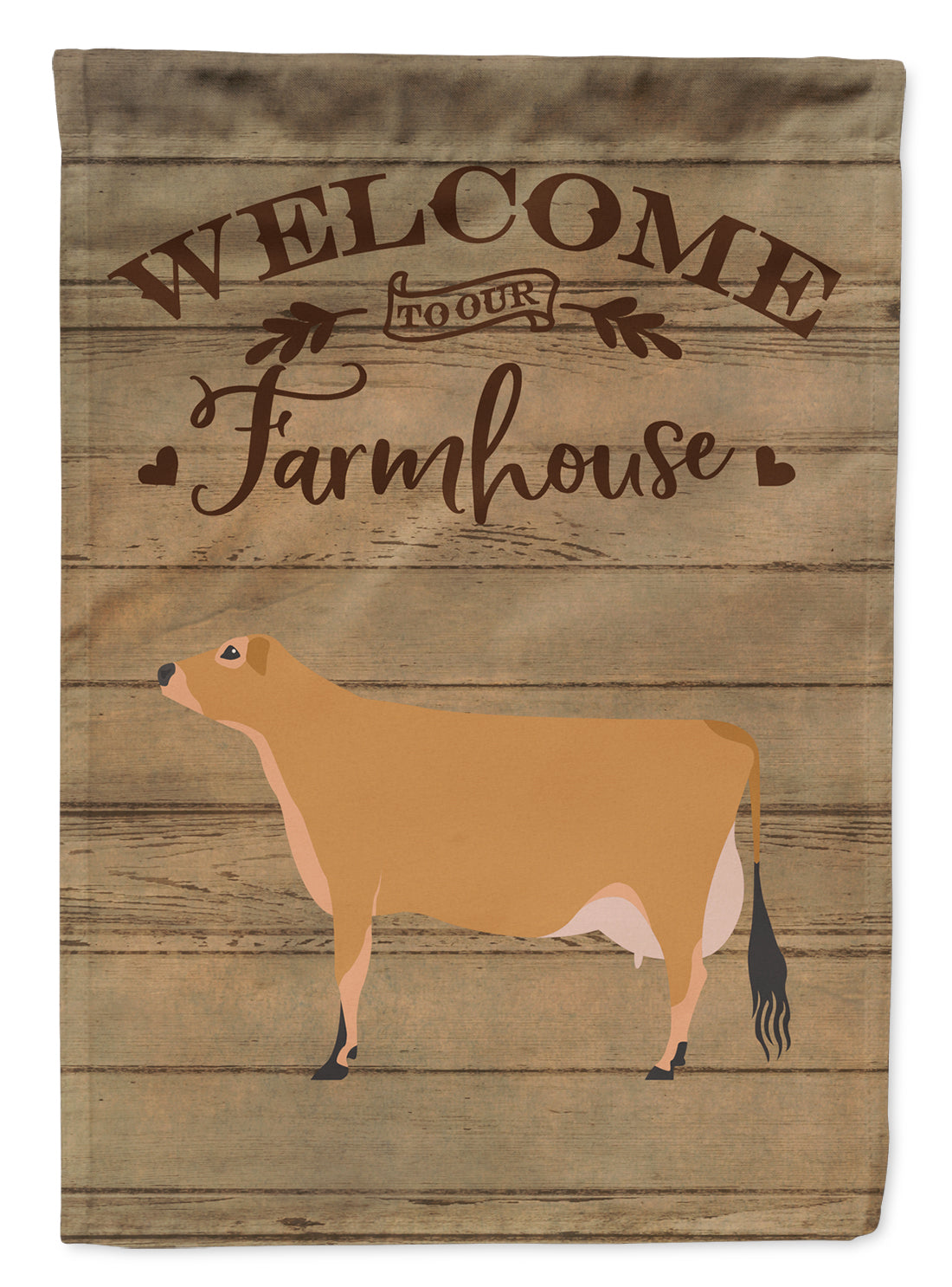 Jersey Cow Welcome Flag Canvas House Size CK6773CHF