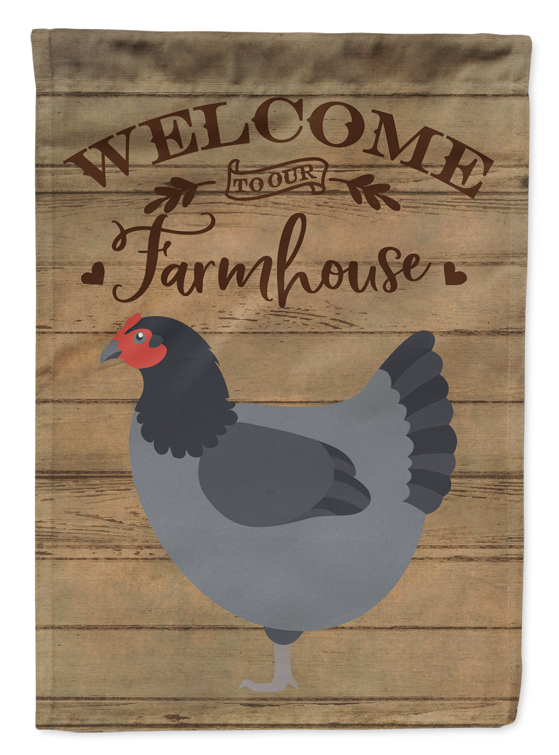 Jersey Giant Chicken Welcome Flag Canvas House Size CK6779CHF