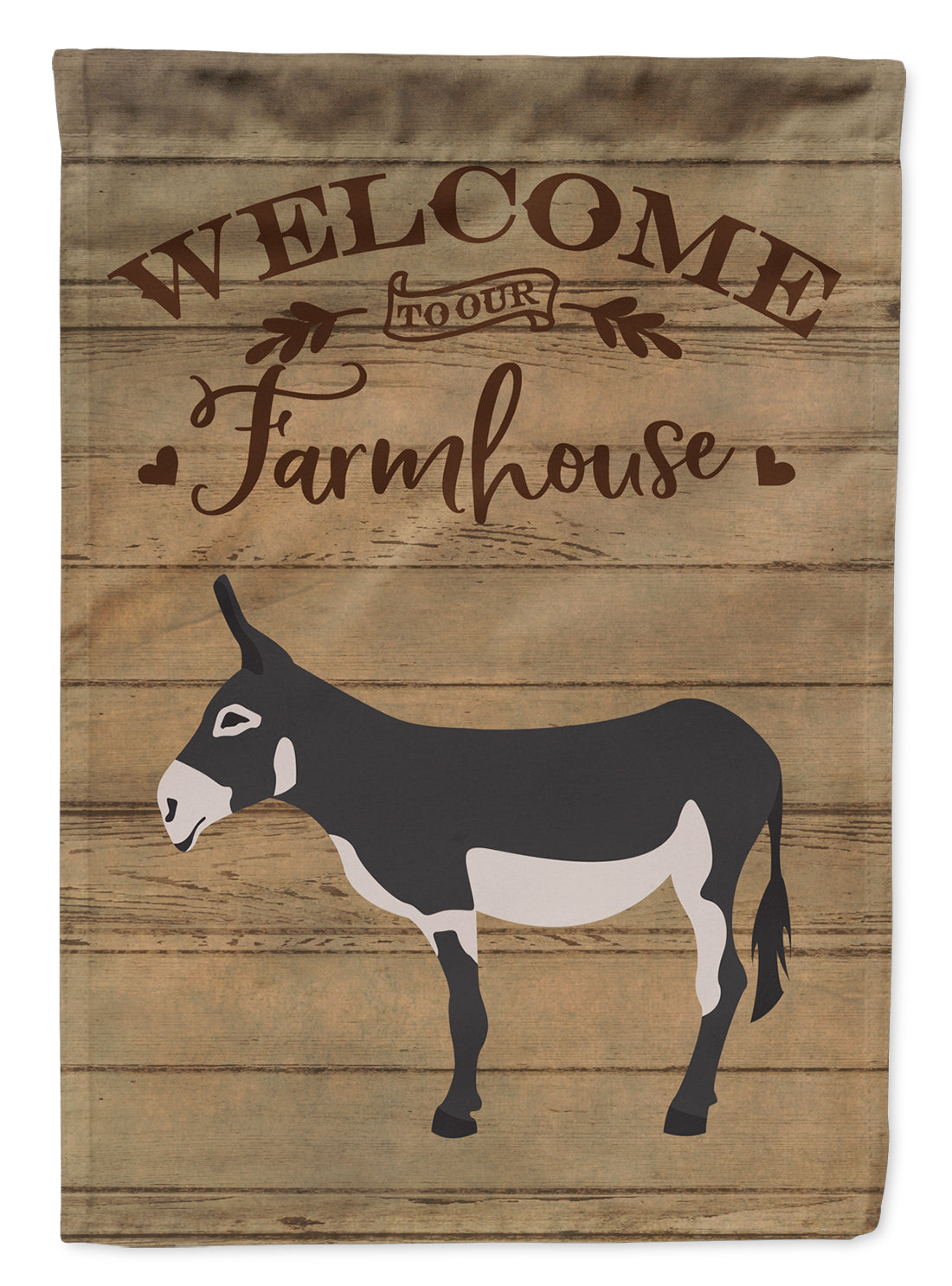 American Mammoth Jack Donkey Welcome Flag Canvas House Size CK6788CHF