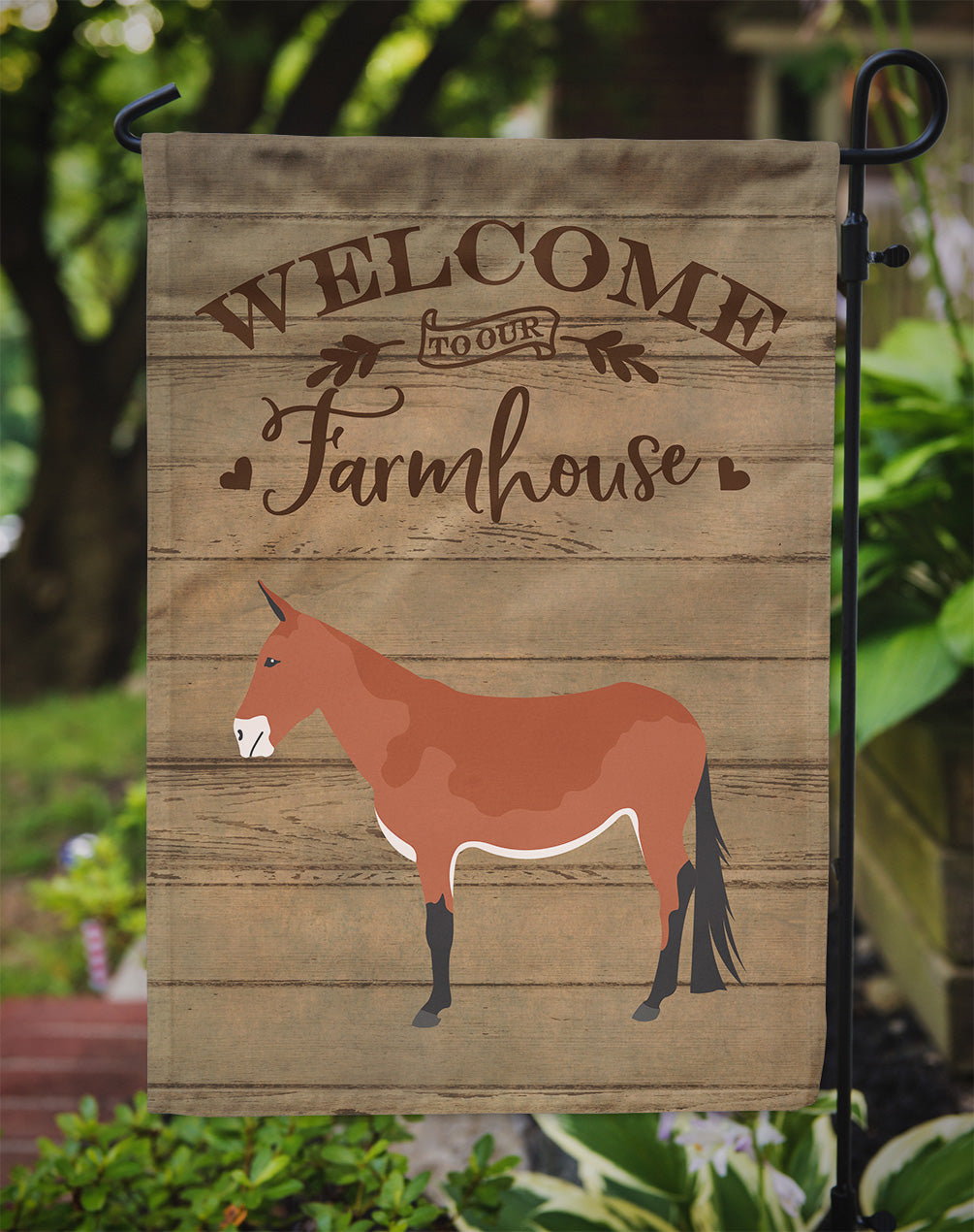 Mule Welcome Flag Garden Size CK6789GF  the-store.com.