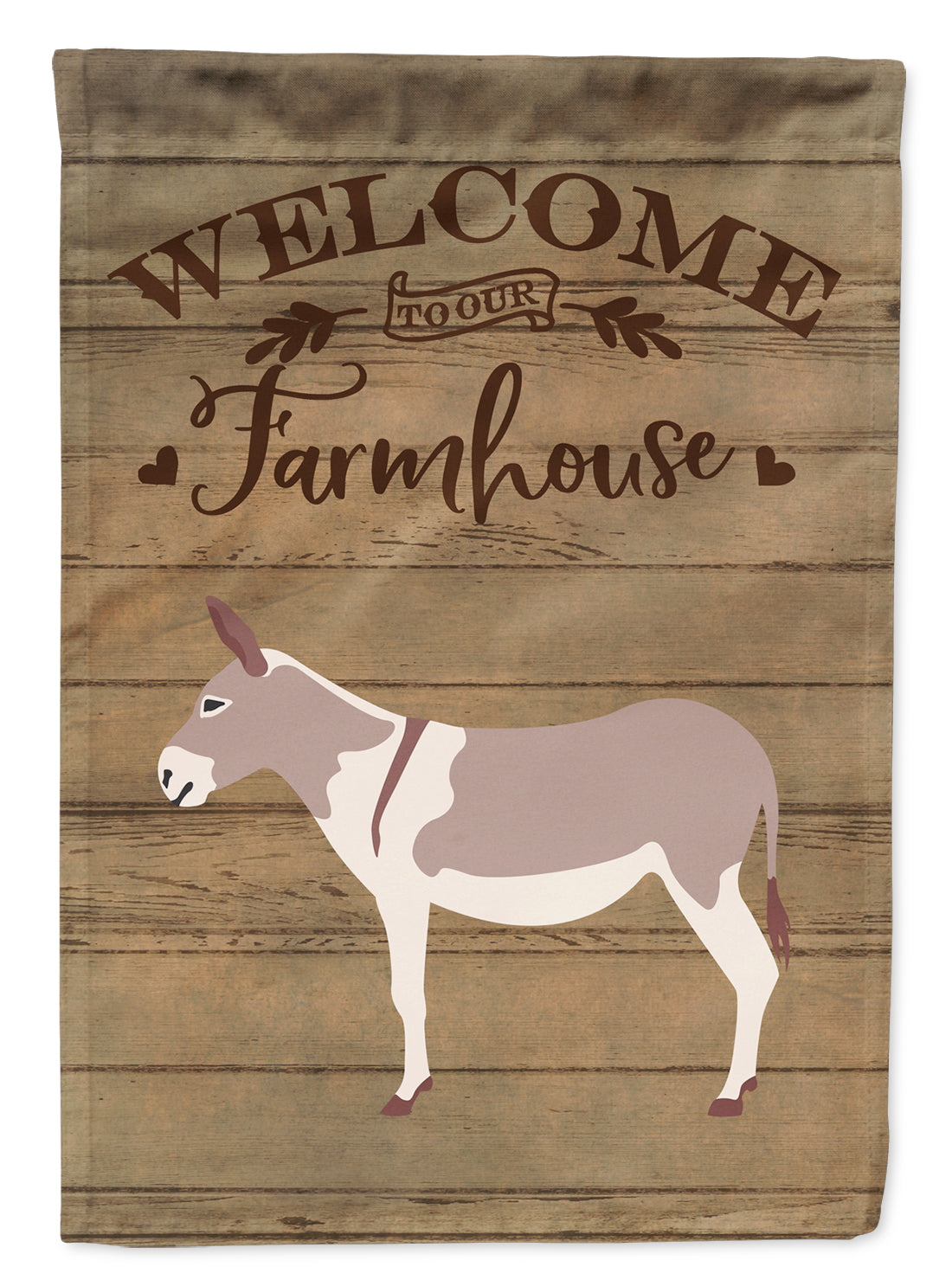 Australian Teamster Donkey Welcome Flag Canvas House Size CK6790CHF  the-store.com.