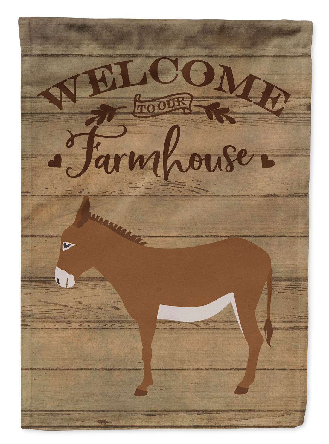Cotentin Donkey Welcome Flag Canvas House Size CK6793CHF  the-store.com.