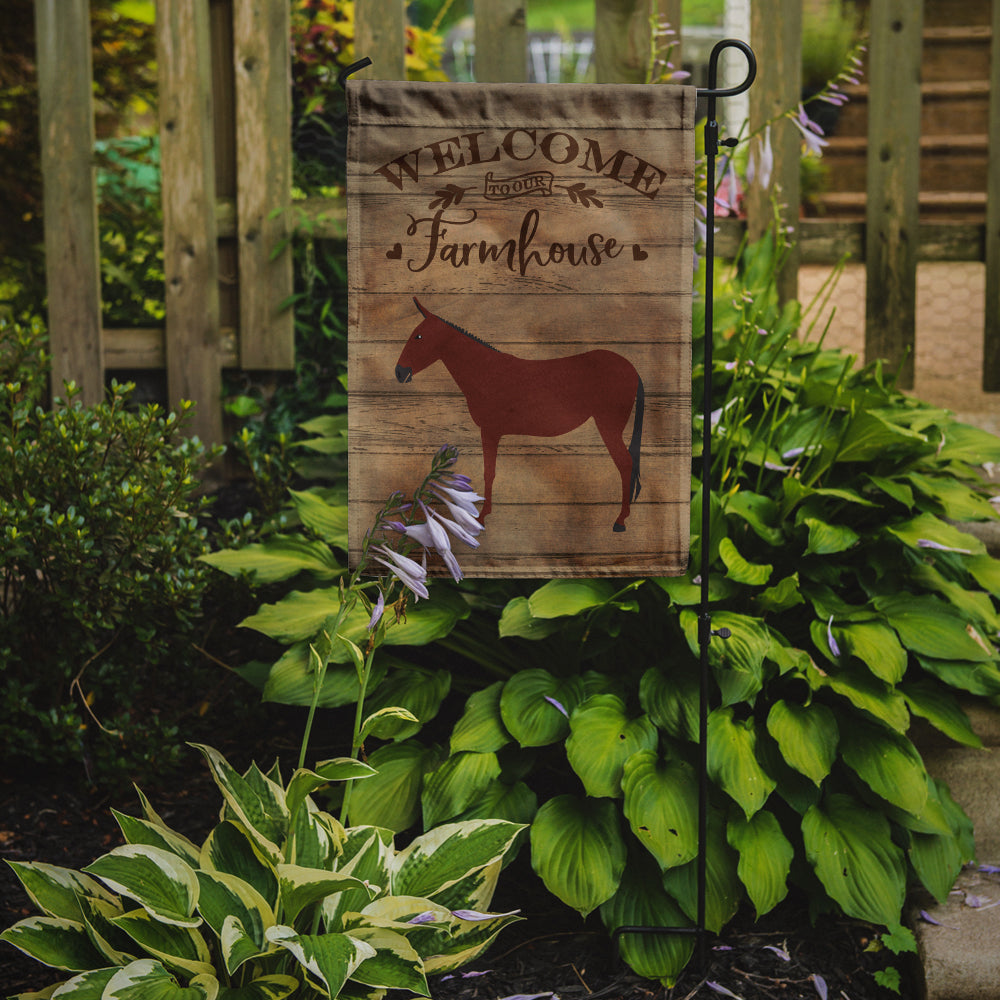 Hinny Horse Donkey Welcome Flag Garden Size CK6794GF  the-store.com.