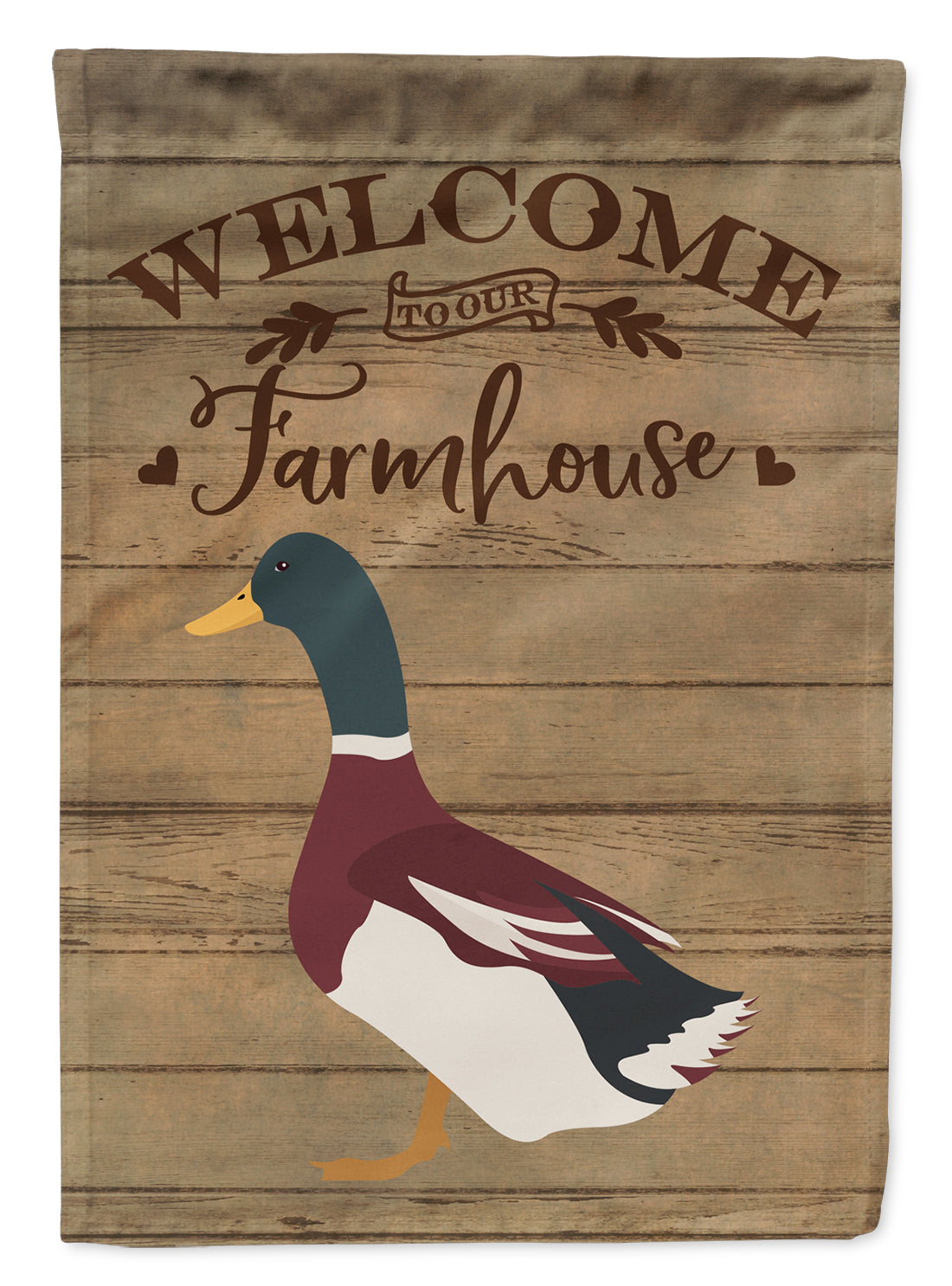Rouen Duck Welcome Flag Canvas House Size CK6800CHF  the-store.com.