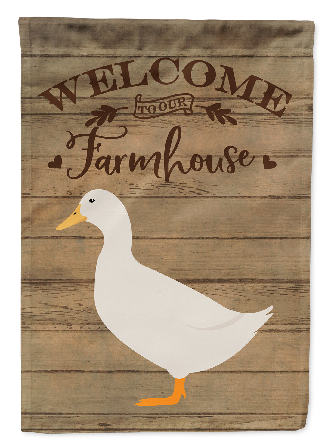American Pekin Duck Welcome Flag Canvas House Size CK6804CHF  the-store.com.
