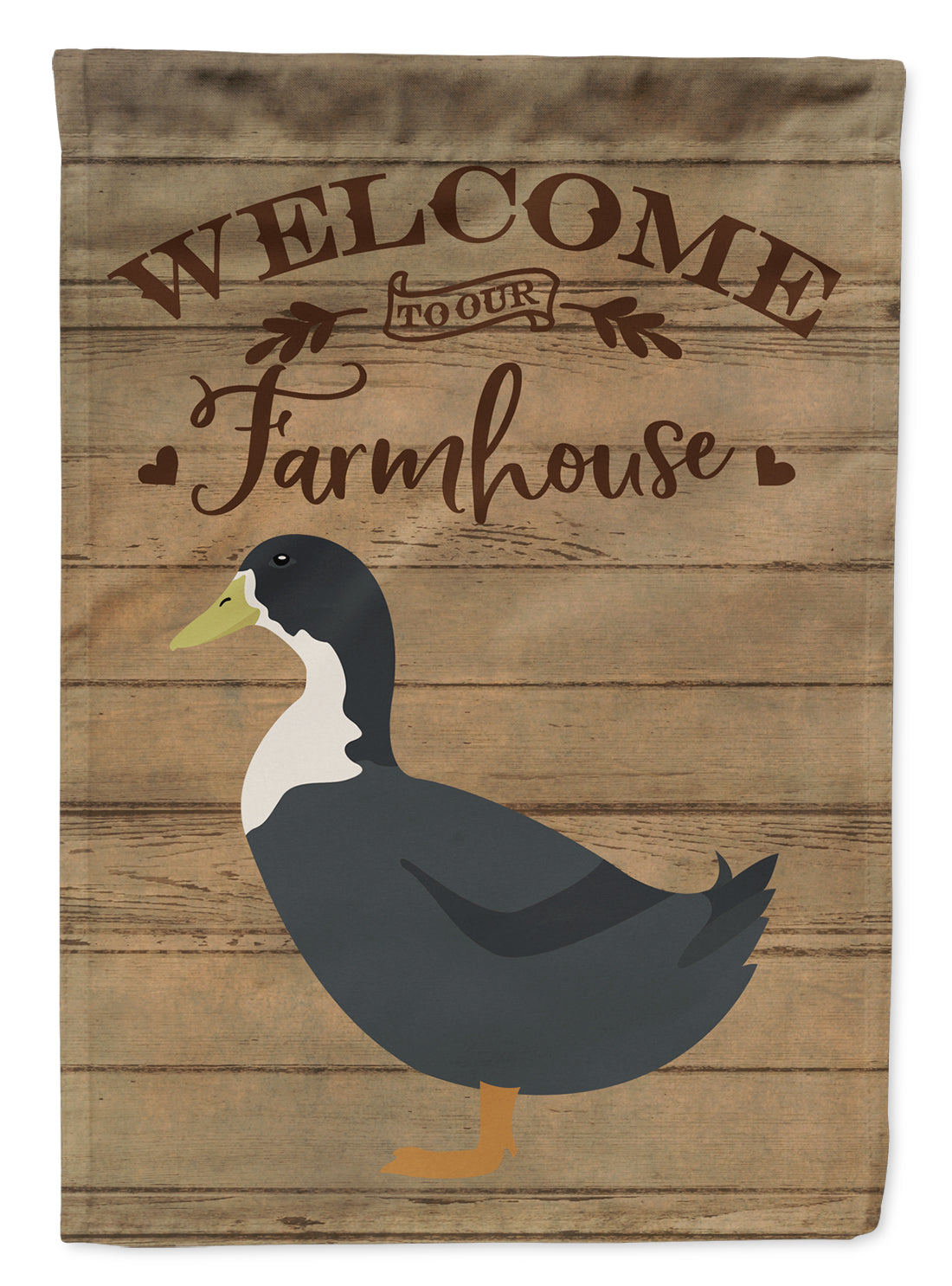Blue Swedish Duck Welcome Flag Canvas House Size CK6806CHF  the-store.com.