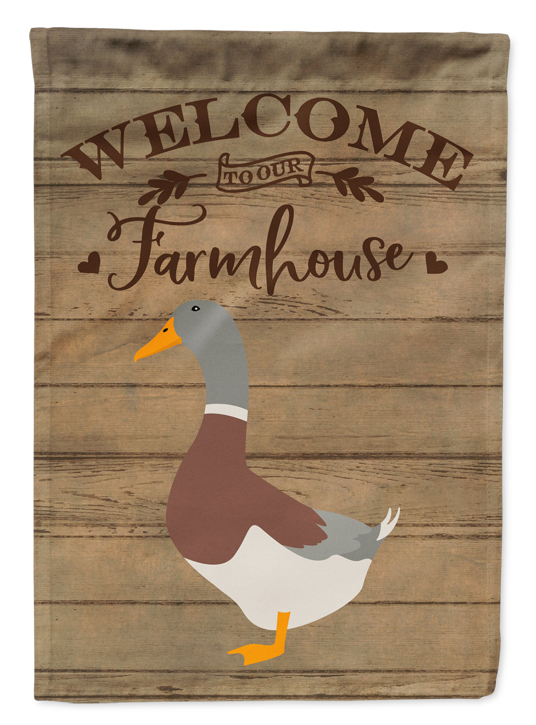 Saxony Sachsenente Duck Welcome Flag Canvas House Size CK6807CHF  the-store.com.