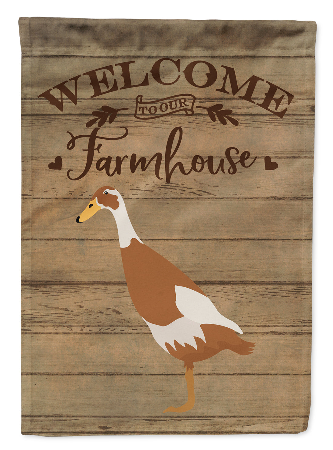 Indian Runner Duck Welcome Flag Canvas House Size CK6809CHF