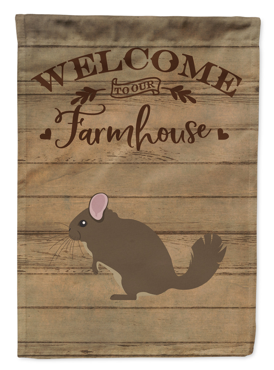 Chinchilla Welcome Flag Canvas House Size CK6819CHF  the-store.com.