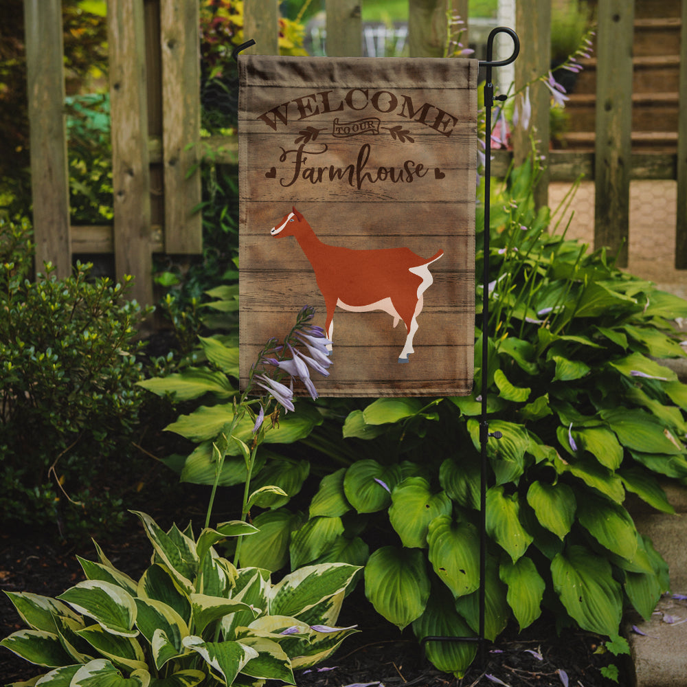 Toggenburger Goat Welcome Flag Garden Size CK6825GF  the-store.com.