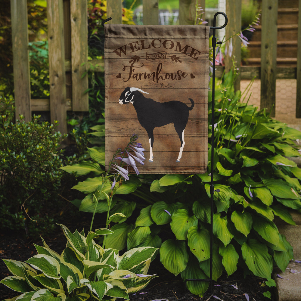 Black Bengal Goat Welcome Flag Garden Size CK6828GF  the-store.com.