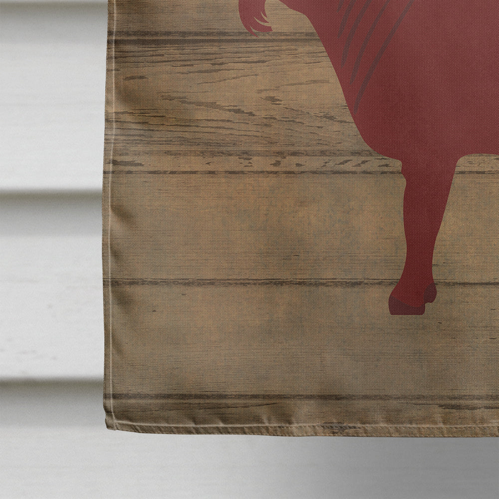 Kalahari Red Goat Welcome Flag Canvas House Size CK6835CHF  the-store.com.