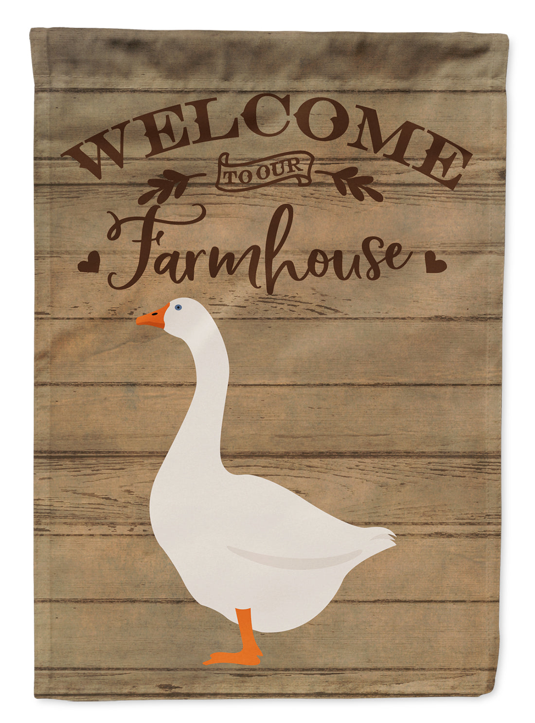 Embden Goose Welcome Flag Canvas House Size CK6836CHF  the-store.com.